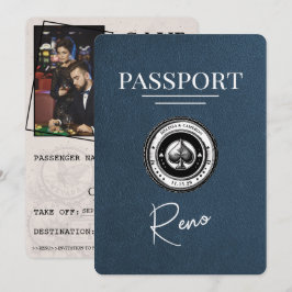 Reserve A Data Marinho Azul Reno Passaporte Salvar Data