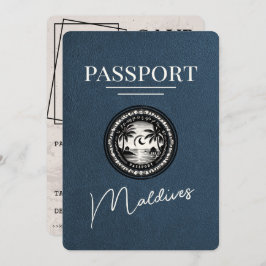 Reserve A Data Marinho Blue Maldives Passaporte Salvar Data