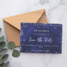 Marinho de casamento azul-prata inverno