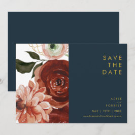 Reserve A Data Marsala Autumn Floral | Marinho horizontal