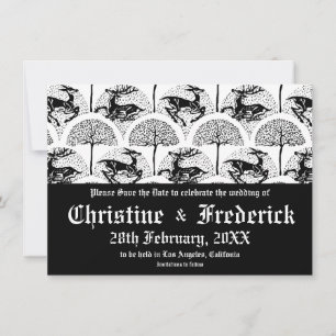 Reserve A Data Medieval Deer and Trees, salve a data