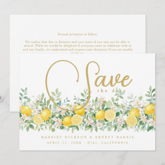 Reserve A Data Mediterranean Lemon Garland Wedding TLW26