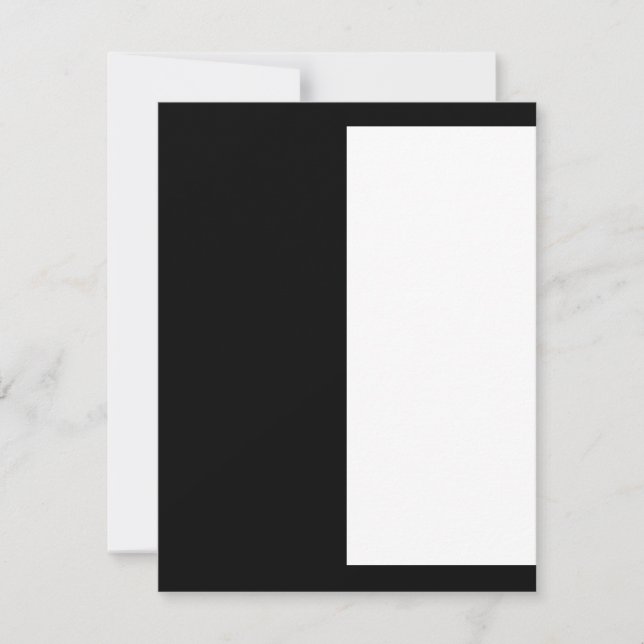 Reserve A Data meio branco meio preto, meio preto meio branco (Frente)