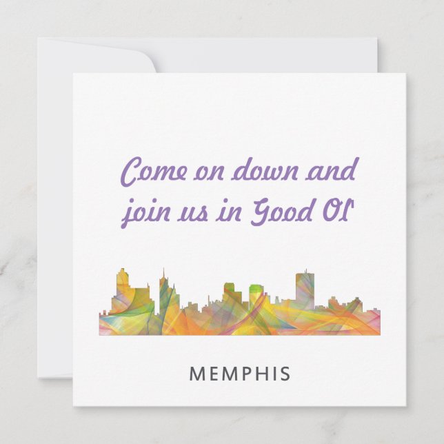 RESERVE A DATA MEMPHIS, TENNESSEE SKYLINE WB1 - (Frente)