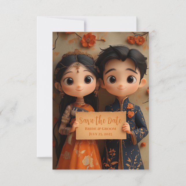 Reserve A Data Menino e moça lindos. (Frente)