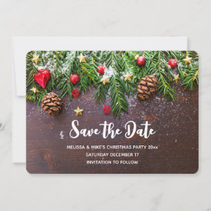 Reserve A Data Mesa de Natal russa com pinheiro e neve