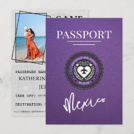 Reserve A Data México Roxo Passaporte Salvar Data