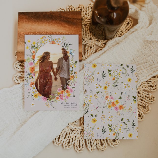 Reserve A Data Midverão | Foto Romântica de Florais de outono (Criador carregado)