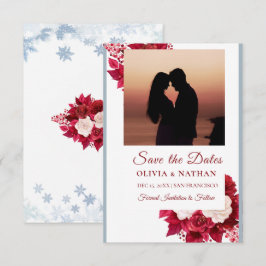 Reserve A Data Minimal Elegant Text & Photo Design / Wedding