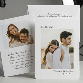 Reserve A Data Minimalist Modern Insta Photo Film Simple Wedding