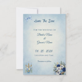 Reserve A Data Minimalist Photo Save the Date | Something Blue