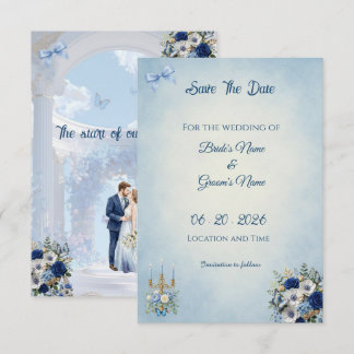 Reserve A Data Minimalist Photo Save the Date | Something Blue