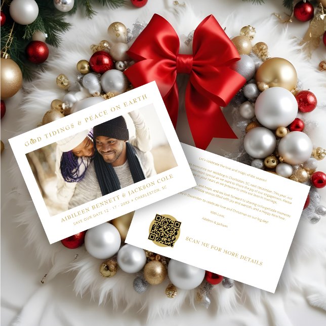 Reserve A Data Minimalist Sophisticated Photo Wedding Holidays  (Minimalist Sophisticated Photo Wedding Holidays Cards as Save the Dates Cards.)