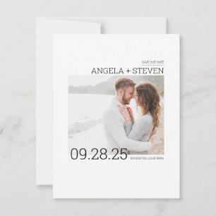 Reserve A Data Minimalista de limpeza temporária Salve a foto da