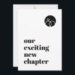 Reserve A Data Minimalista Nosso Novo Capítulo Fonte Moderna Negr<br><div class="desc">Maneira divertida de anunciar o seu noivado / salvar a data. Pode ser totalmente personalizado para atender às suas necessidades. © Gorjo Designs. Feito para você através da plataforma Zazzle. // Precisa de ajuda para personalizar o seu design? Tem outras ideias? Sinta-se à vontade para entrar em contato comigo (Zoe)...</div>