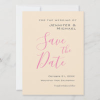 Minimalista Profissional de Casamento de Cores de