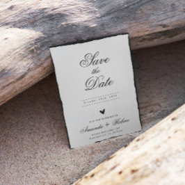 Reserve A Data Minimalista Simples Preto E Branco