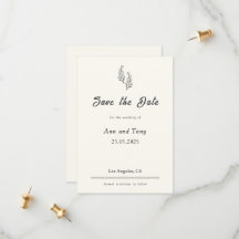 Modern Bohemian Desert Romance | Save the Date