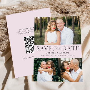 Reserve A Data Modern Lavender Purple 3 Photo QR Code