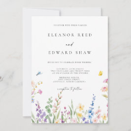 Reserve A Data Modern Minimalist Elegant Wedding Invitations
