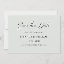 Reserve A Data Modern Minimalist Save the Date Wedding Invitation