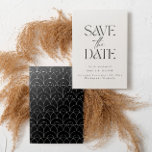 Reserve A Data Moderna tipografia ousada, creme de casamento negr<br><div class="desc">A tipografia clássica moderna,  casamento ousado,  salve o cartão. Com a tipografia moderna e elegante e o deco da arte moderna inspiraram a design. As cores podem ser personalizadas.</div>