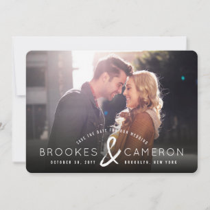 Reserve A Data Moderno Bruche Ampersand Foto Salva A Data