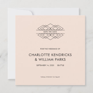 Reserve A Data Moderno Deco Salvar Data