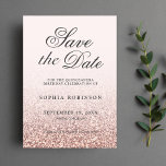 Reserve A Data Moderno Elegante Rosa Dourado Salve a Data Quincea<br><div class="desc">O moderno e elegante roteiro mbre,  cor-de-rosa,  rosa dourado,  salve o cartão Quinceañera 15 Birthday Invitation. Doce 15 festas de aniversário com caligrafia negra moderna. Na moda e modelo de design personalizado exclusivo. Pode também ser utilizado para 16 anos,  anos ou licenciatura.</div>