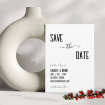 Moderno, Elegante Texto Personalizado Preto Casame