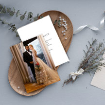 Moderno Minimalista Foto Casamento Salve a Data