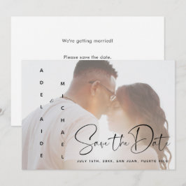 Reserve A Data Moderno Script Elegante Foto Casamento Salve a Dat