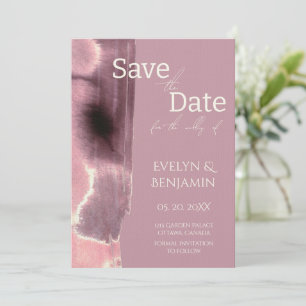 Reserve A Data Moderno, Simples, Dusty Rosa Mauve