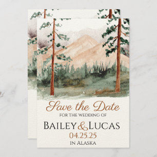 Reserve A Data Modo Montanha Salvar a Data