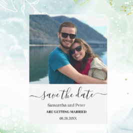 Reserve A Data Módulo de Foto Personalizado Relaxado Salvar a Dat