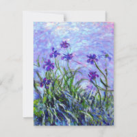 Monet Lilac Irises