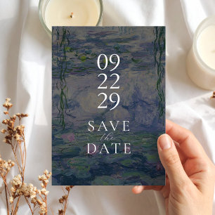 Reserve A Data Monet Water Lily Casamento Salva Data