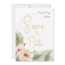 Monstera Tropical Boho Floral Arte Aquarela