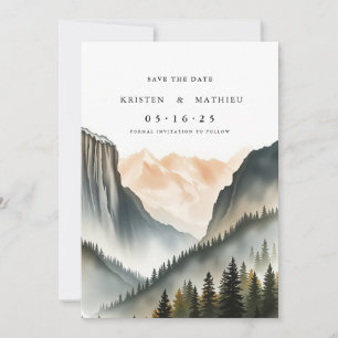 Reserve A Data Montanha digital romântica