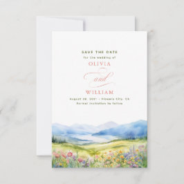 Reserve A Data Montanhas e flores selvagens Casamento pequeno