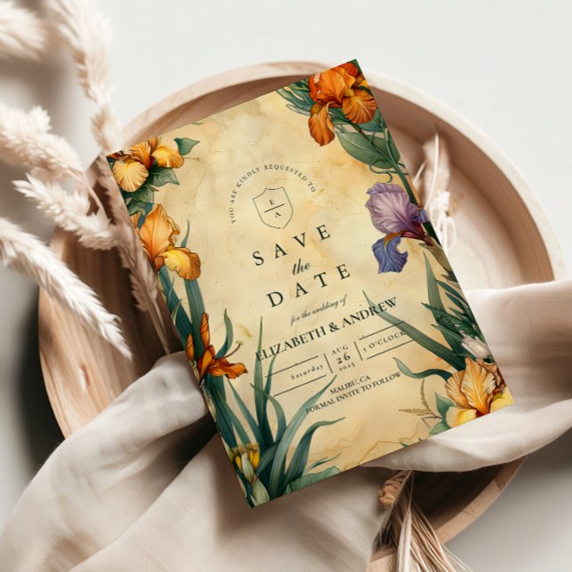 Reserve A Data Moody Tropical Floral Wedding (Criador carregado)