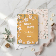 Mostarda Groovy Floral Salva a Data