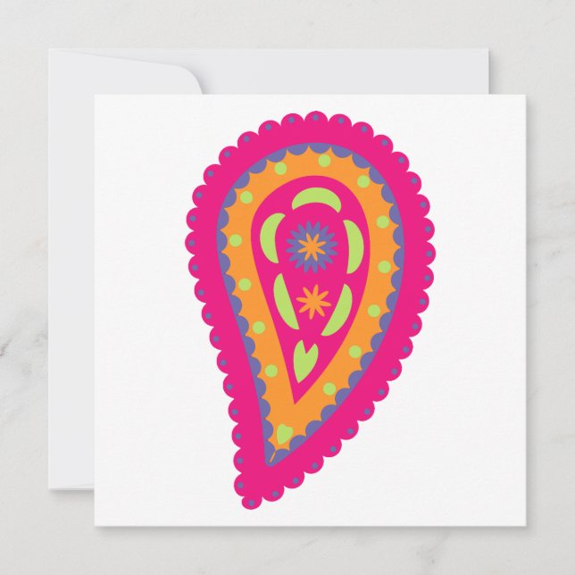 Reserve A Data Motivo Floral Boho Rosa (Frente)