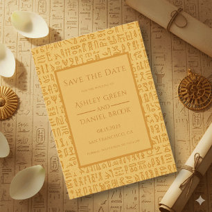 Reserve A Data Motivos Hieroglíficos do Antigo Egito Casamento Eg