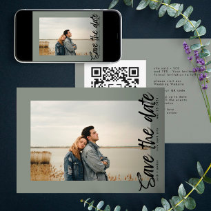 Reserve A Data Motografia simples moderna Código QR Motografia s