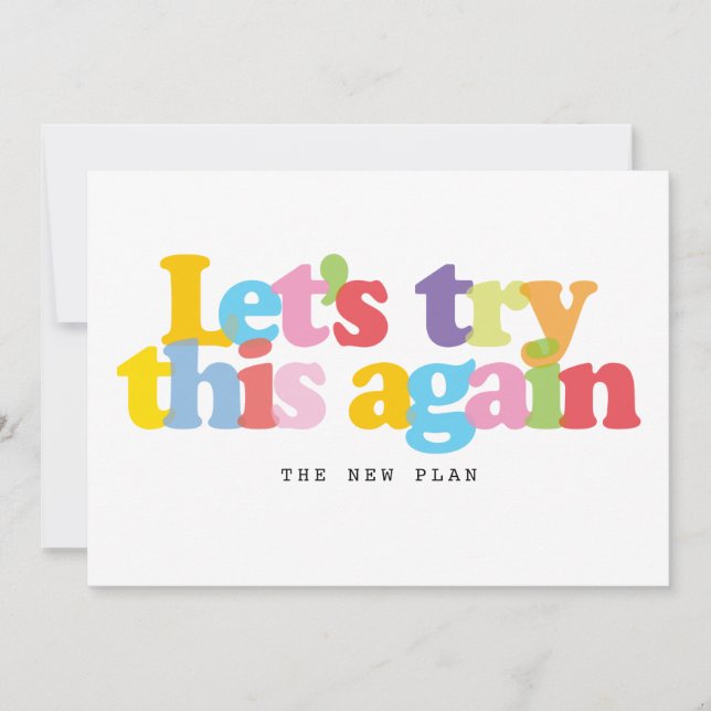 Reserve A Data Mudança de Data Adiada Evento Cancelado (Frente)