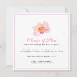 Reserve A Data Mudança de plano de evento de casamento adiado orq