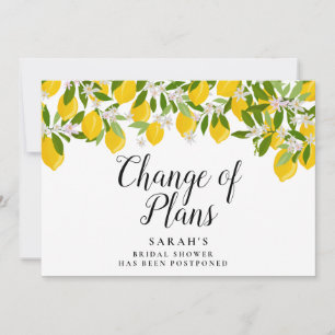 Reserve A Data Mudança de planos de casamento Lembrança de chá de