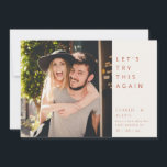 Reserve A Data Mudança Moderna de Data<br><div class="desc">Um simples cartão de mudança de data / save the date apresenta um design de tipografia moderna e é perfeito para o seu casamento adiado.</div>