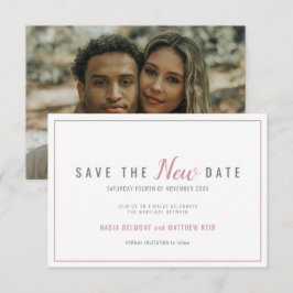 Reserve A Data Mudança no evento de casamento salve a nova data r